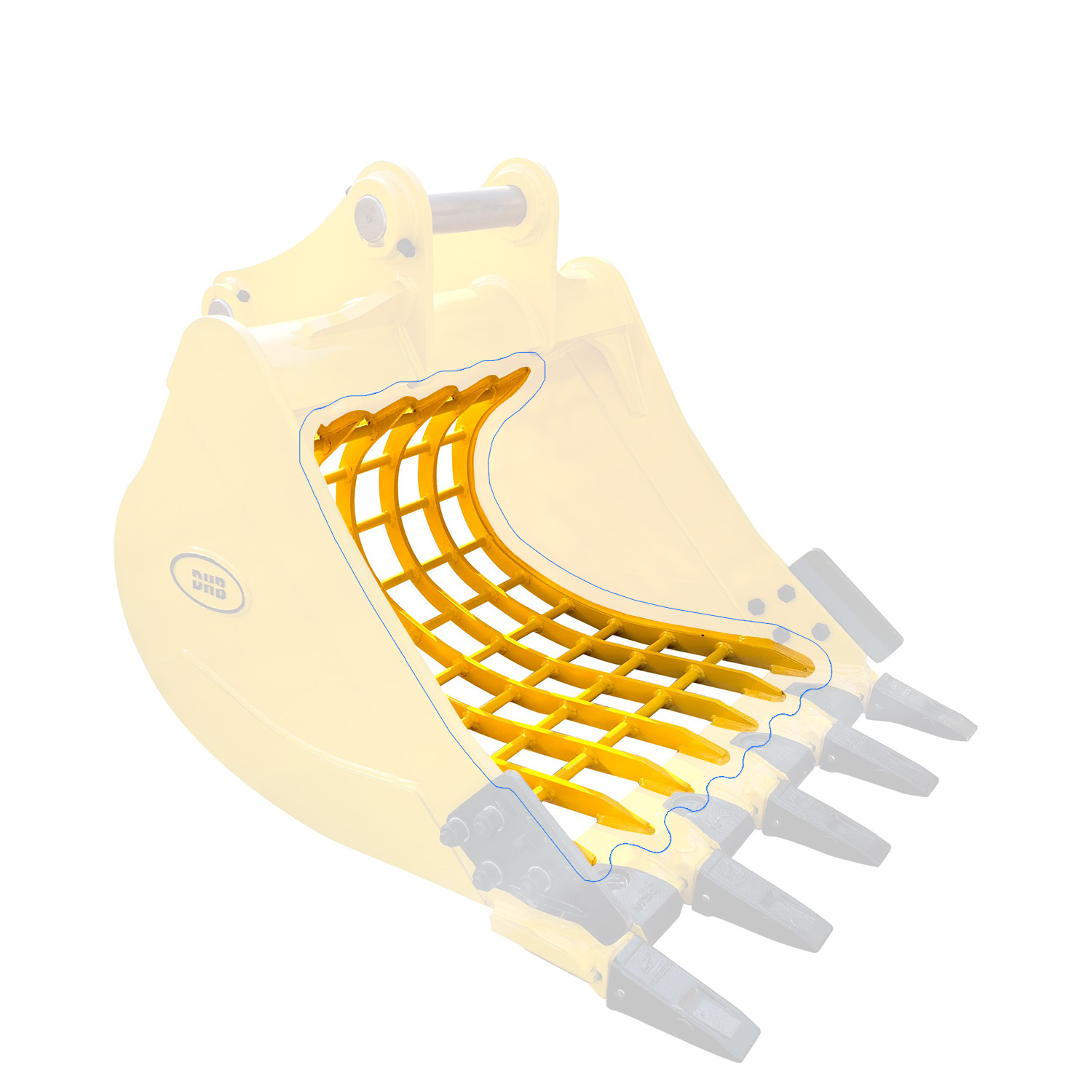 Konstrukcja łyżki ażurowej HDS