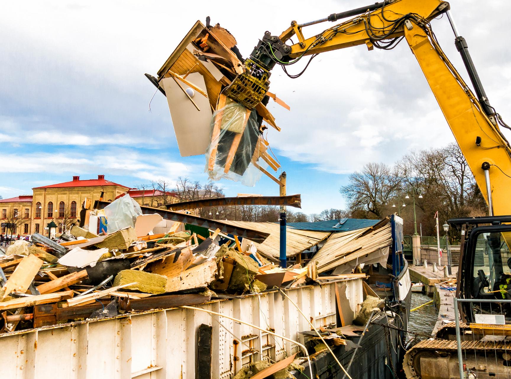 Chwytaki do rozbiórki wyburzenia