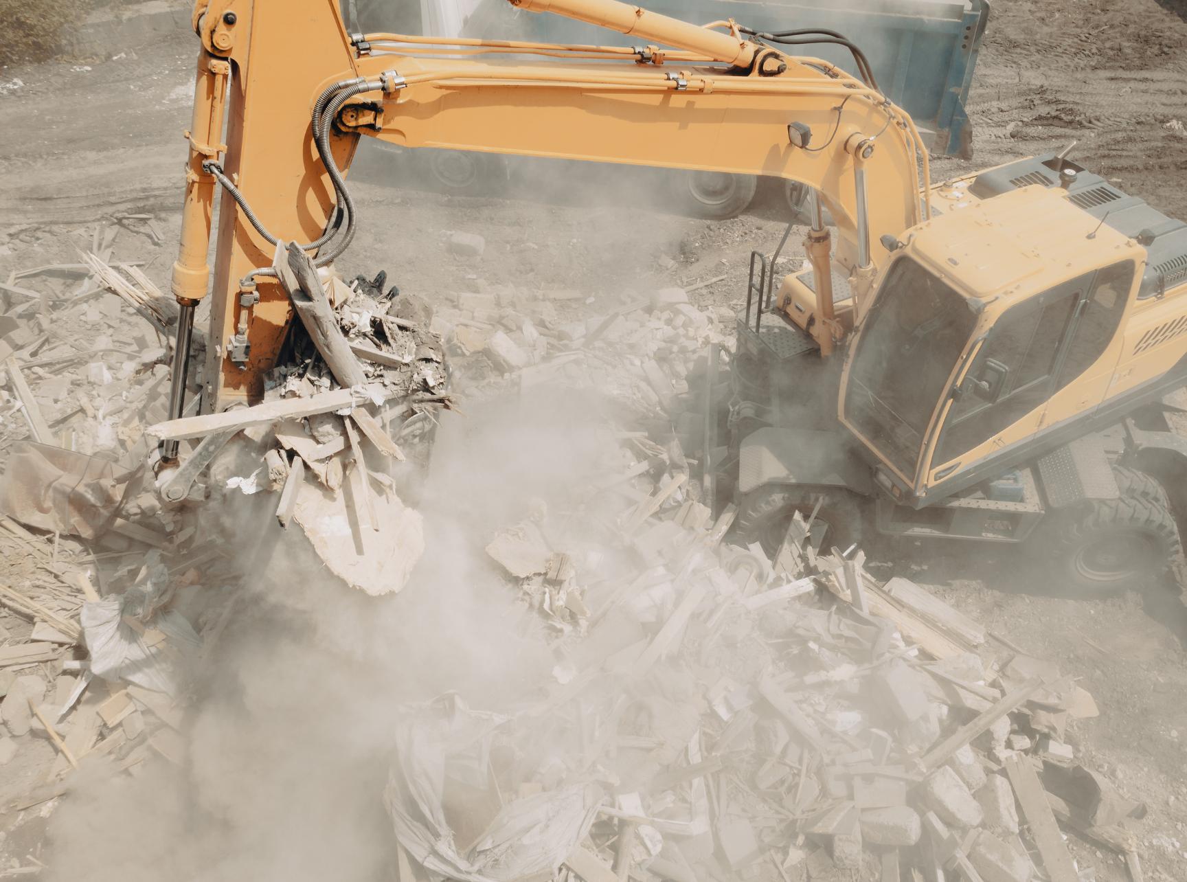 Łyżki XDR wyburzenia