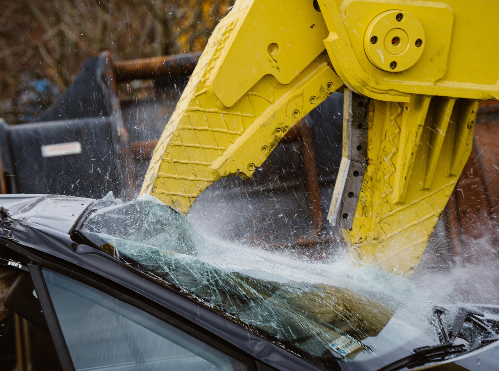 Nożyce do cięcia stali recycling