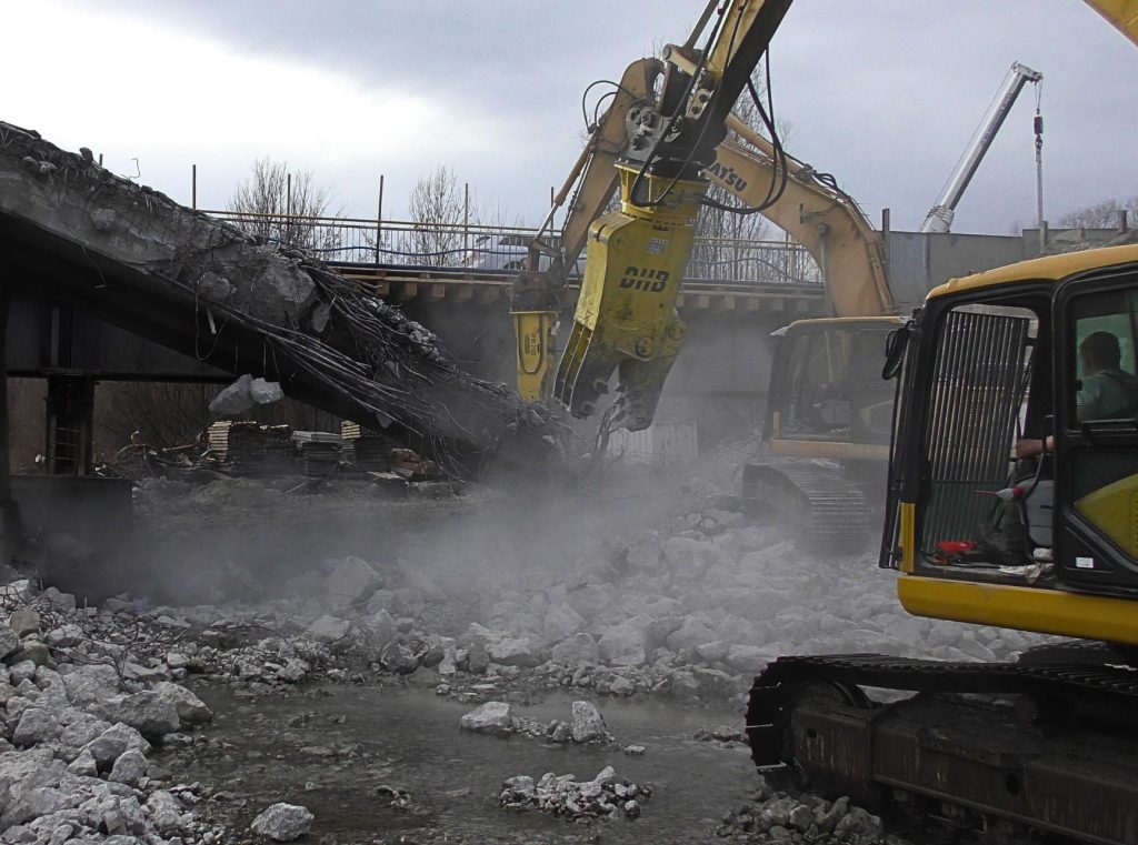 Rodzaje nożyc wyburzeniowych - wyburzenia wtórne